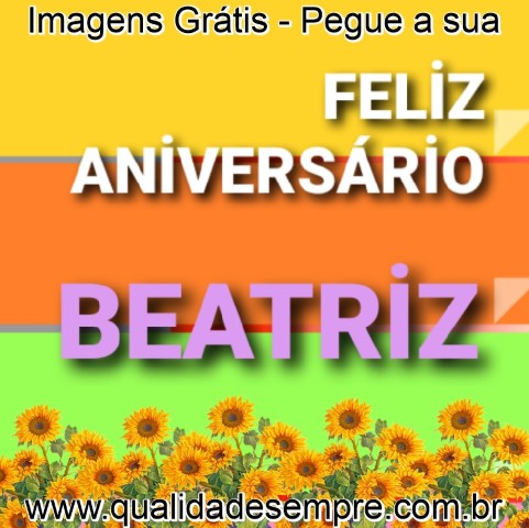 Imagens Grátis - Feliz Aniversário Feminino com a Letra "B" - www.qualidadesempre.com.br