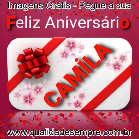 Imagens Grátis - Feliz Aniversário Feminino com a Letra "C" - www.qualidadesempre.com.br