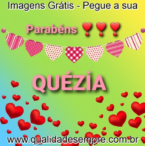 Imagens Grátis - Feliz Aniversário com a letra "Q" - www.qualidadesempre.com.br