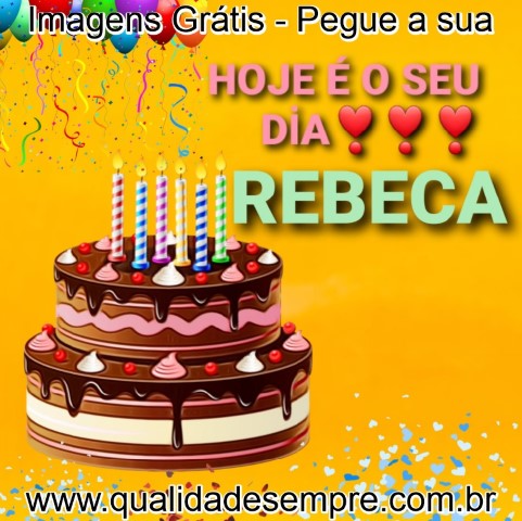 Imagens Grátis - Feliz Aniversário com a letra "R" - www.qualidadesempre.com.br
