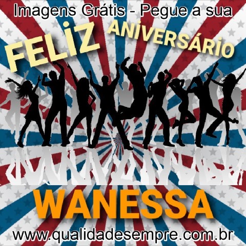 Imagens Grátis - Feliz Aniversário com a Letra "W" - www.qualidadesempre.com.br