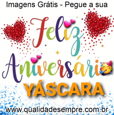 Imagens Grátis - Feliz Aniversário - com a letra "Y" - www.qualidadesempre.com.br