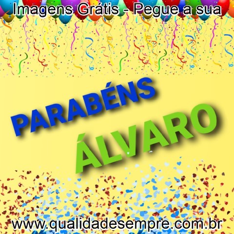 Imagens Grátis - Feliz Aniversário com a Letra "A" - www.qualidadesempre.com.br
