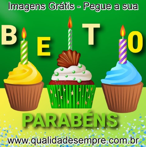 Imagens Grátis - Feliz Aniversário para nomes com a letra "B" - www.qualidadesempre.com.br