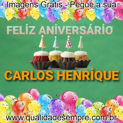 Imagens Grátis - Feliz Aniversário com a Letra "C" - www.qualidadesempre.com.br