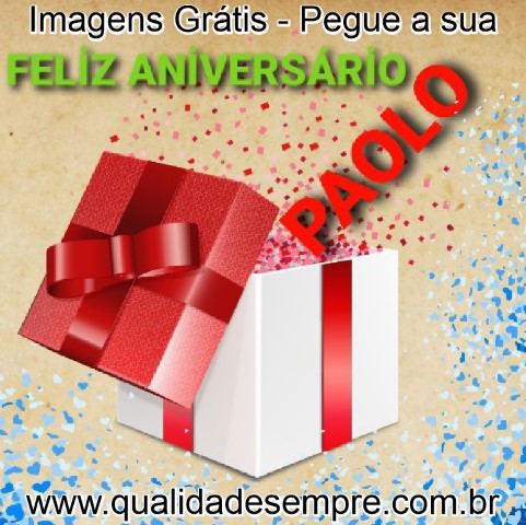 Imagens Grátis - Feliz Aniversário Masculino com Letra "P" - www.qualidadesempre.com.br