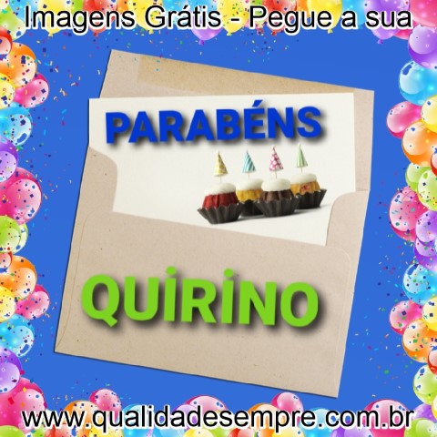 Imagens Grátis - Feliz Aniversário Masculino com a Letra "Q" - www.qualidadesempre.com.br