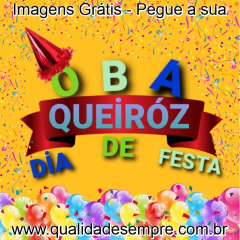 Imagens Grátis - Feliz Aniversário Masculino com a Letra "Q" - www.qualidadesempre.com.br