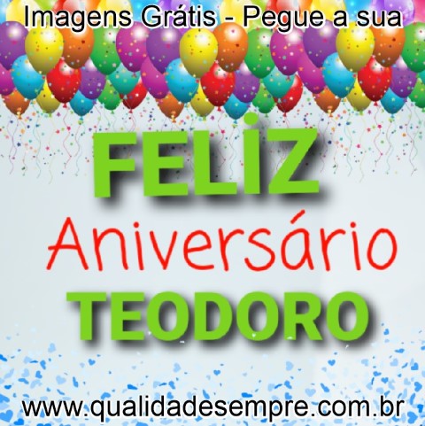Imagens Grátis - Feliz Aniversário Masculino com a Letra "T" - www.qualidadesempre.com.br