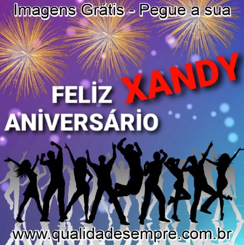 Imagens Grátis - Feliz Aniversário Masculino com Letra "X" - www.qualidadesempre.com.br