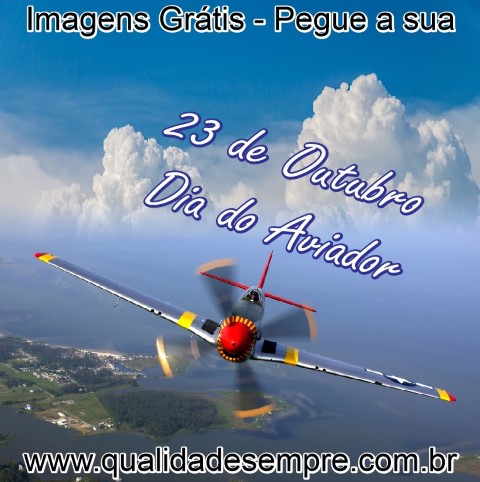 Imagens Grátis - Dia do Aviador - www.qualidadesempre.com.br