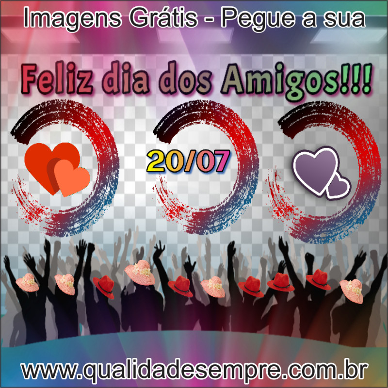 Imagens Grátis - Dia dos Amigos - www.qualidadesempre.com.br