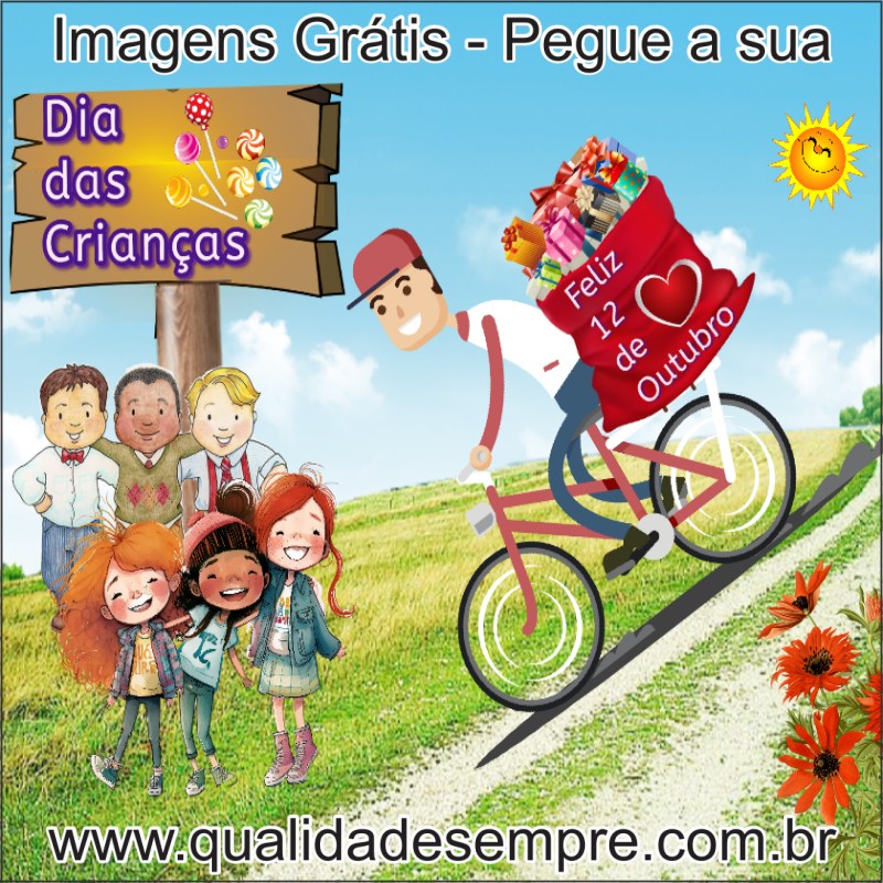 Imagens Grátis - Dia das Crianças - www.qualidadesempre.com.br