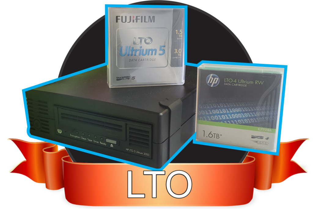 LTO: drive, fita e placa em www.QualidadeSempre.com.br