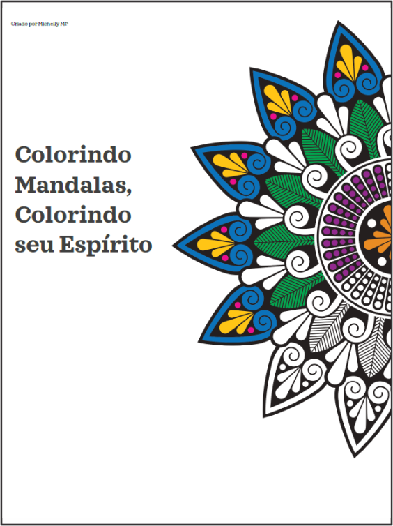 e-book Colorindo Mandalas por Michelly | @polosopostos_ | www.QualidadeSempre.com.br